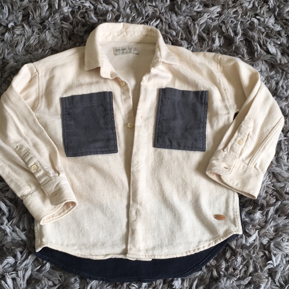 Zara kid boy shirt  5 y
